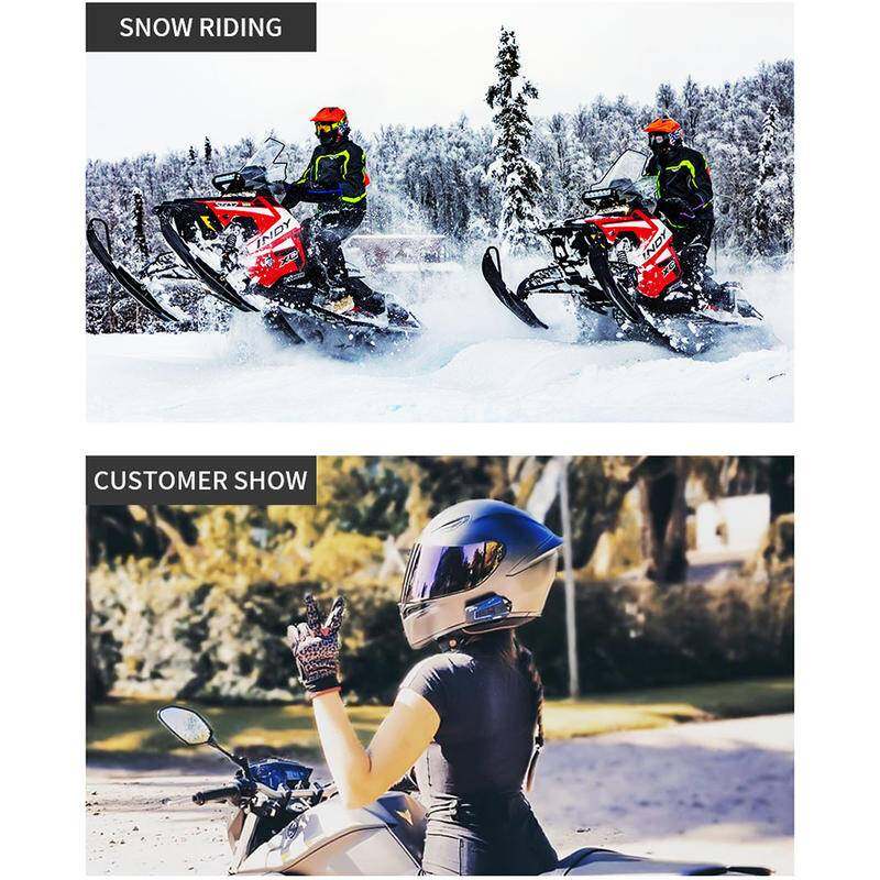 BT17 Bluetooth Helmet 5.0 Headset Wireless Handsfree Stereo Earphone Motorcycle Helmet Headphones Speaker Player