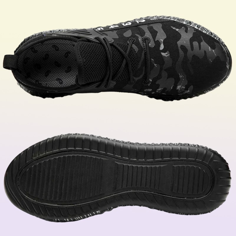 JACKSHIBO Safety Work Shoes Boots For Men Male AntiSmashing Steel Toe Cap Boots Construction Shoes Safety Boots Work Sneakers Y200