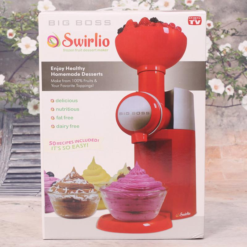 Other Health Care Items Big Boss Swirlio Automatic Frozen Fruit Dessert Machine Ice Cream Maker Milkshake