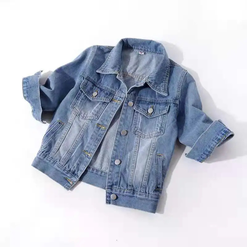 Denim Jacket Women 2023 Three Quarter Sleeves Jean Woman Comfortable Coat Chaqueta Vaquera Mujer Veste Jeans Femme 240109