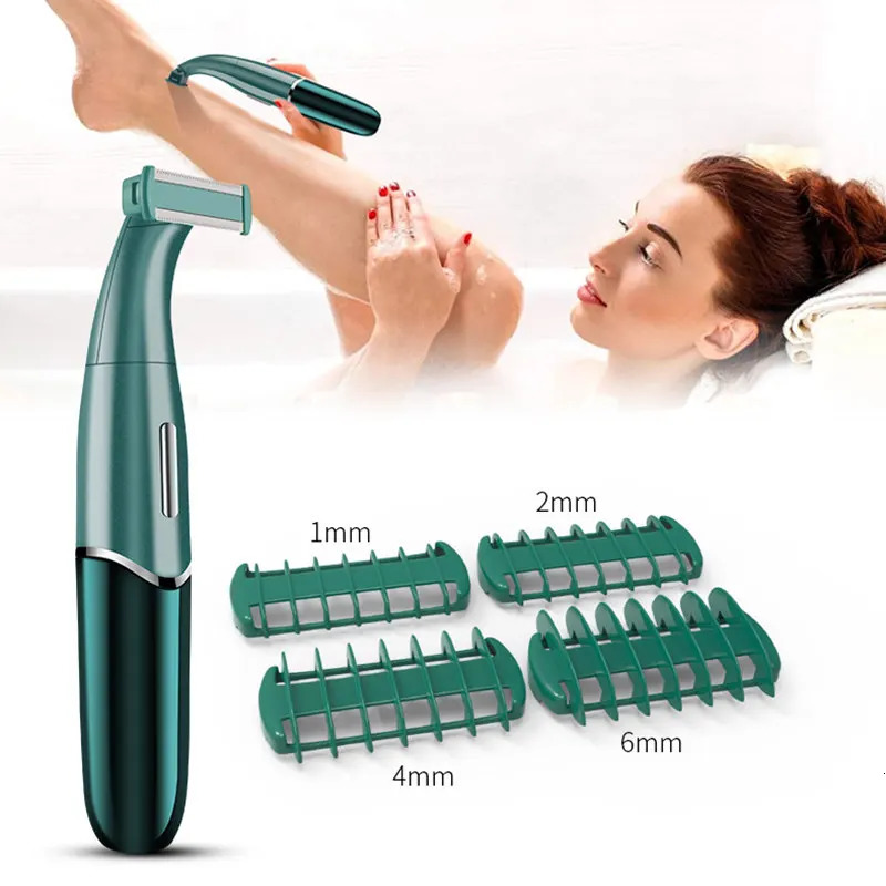 4 in 1 Intimate Areas Haircut Shaver Women Bikini Line Sensitive Razor Balls Eggs Pubic Hair Shaving Trimmer Face Beard Clipper 240110