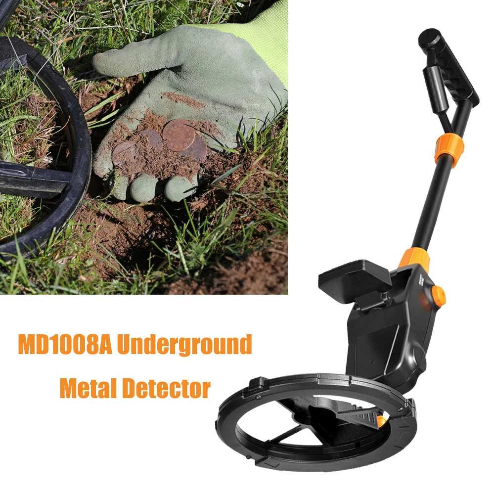 Underground Metal Detector Metal Detector LCD Treasure Gold Digger Sensitive Search Coil Waterproof Treasure Metal Seeker Tool 240109