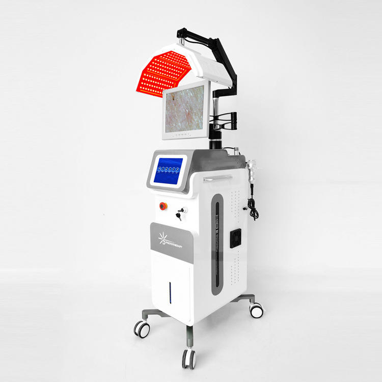10 in 1 Wide Application Pdt Machine For Skin Tightening 7 Colors Acne Spot Removal Dermabrasion RF Vacuum Anti-wrinkle Anti-aging Machine