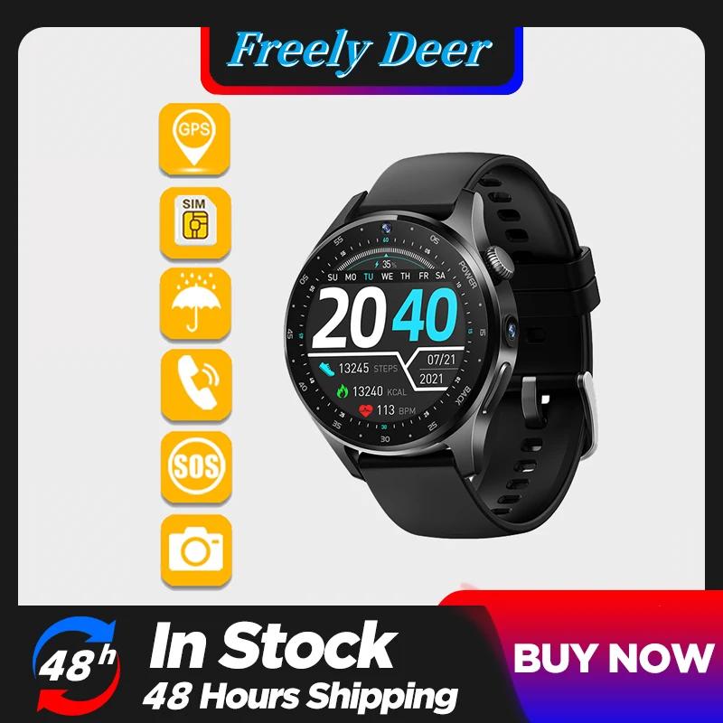 4G Watches SIM Card Call Smart Watch Support App Install Dual Camera Wifi GPS Smartwatch Men Women by Android 8.1 Wristwatch Bracelet watch