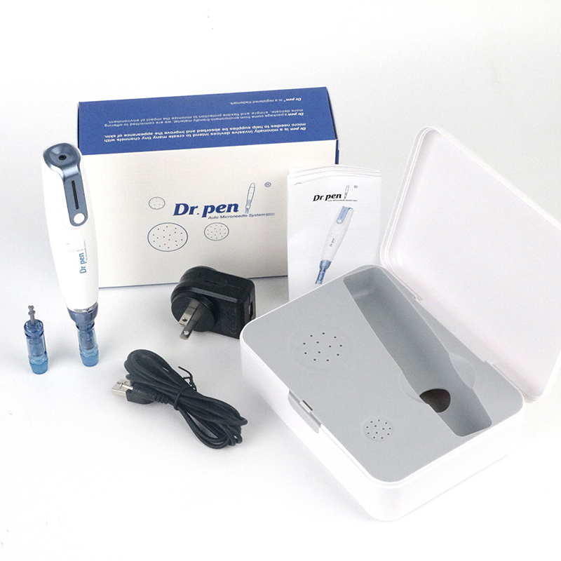 Dr.pen A9 Professional Microneedling Electric Derma Pen with 2PCS Replacement Cartridges Skin Care Home Use Facial Rejuvenation Auto Micro Needle Syst