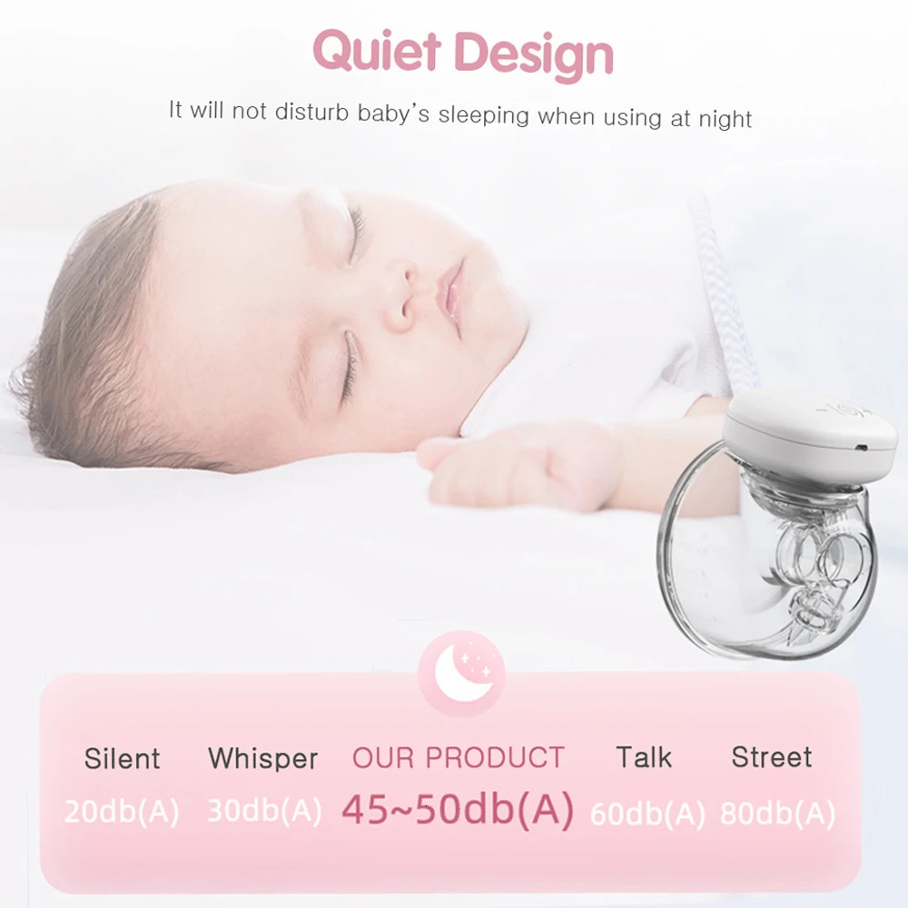 YOUHA Electric Hand Free Wearable Pumps Portable Comfort Milk Extractor Silent Puller Collector BPAfree 240109