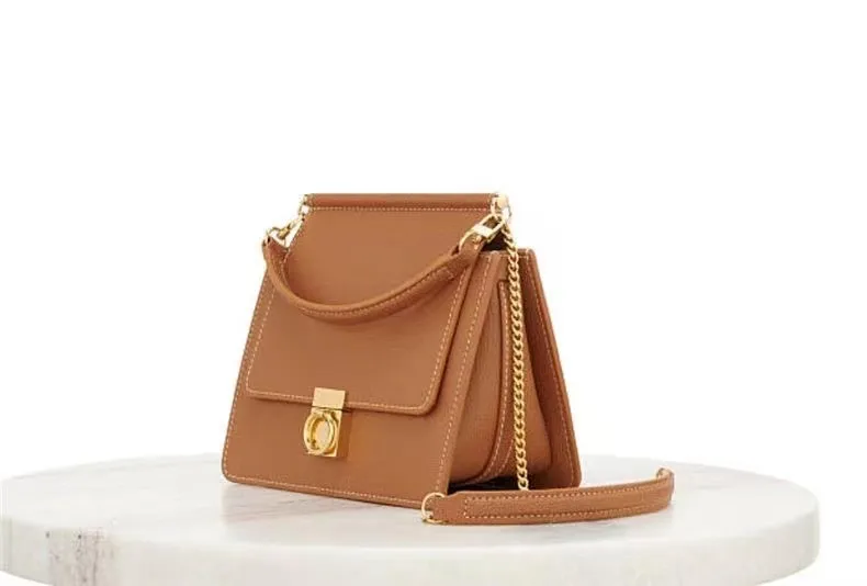 Numero Sept Designer Shoulder Bag - Full-Grain Calfskin With Smooth & Textured Options For Women's Crossbody Hobo Style B2