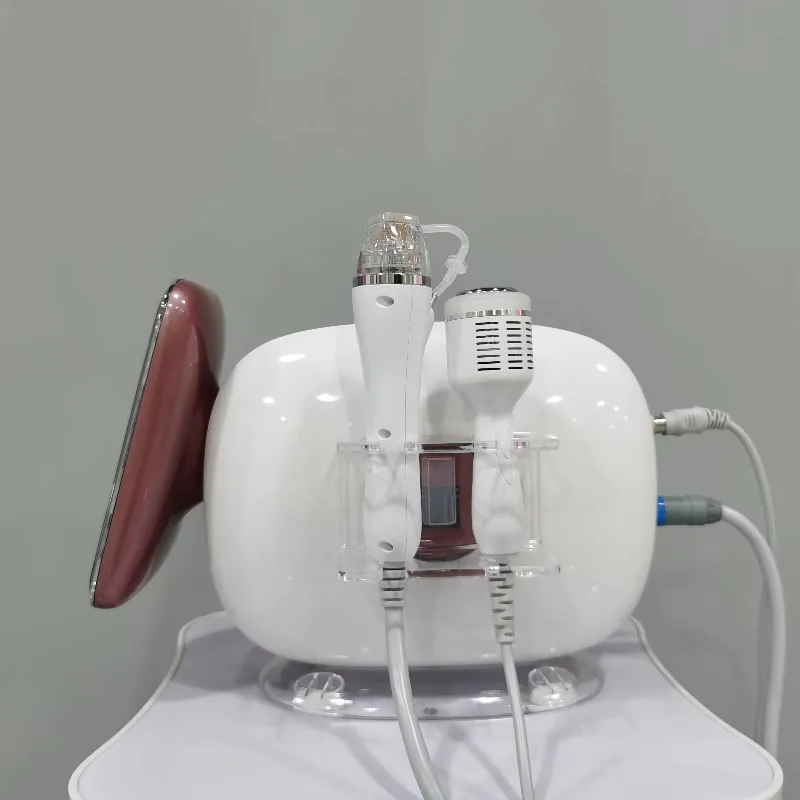 2024 Advanced Cryo Microneedle RF Machine - 2-in-1 Wrinkle Massager and Cold Hammer for Radiofrequency Skin Tightening and Face Lifting