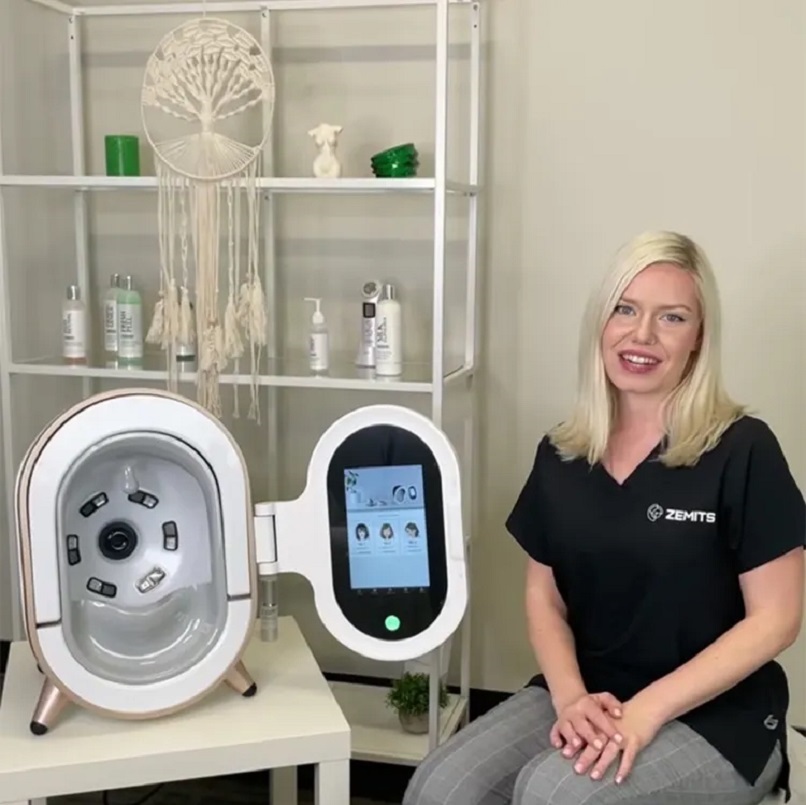 Portable 3D Face Scanner -Magic Mirror Skin Analyzer Machine for Professional Skin Analysis, Wrinkle, Acne, Pigmentation, Moisture Detection