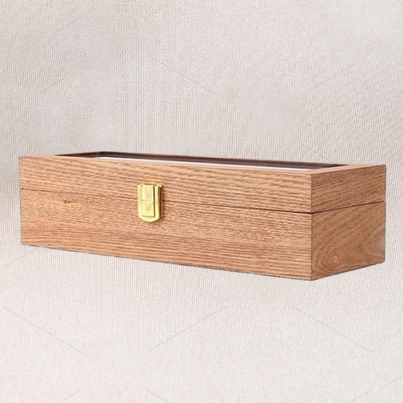 Wooden Watch Box Case Organizer Display for Men Women 6 Slots Wood with Clear Glass Top Vintage Style 2204299351684
