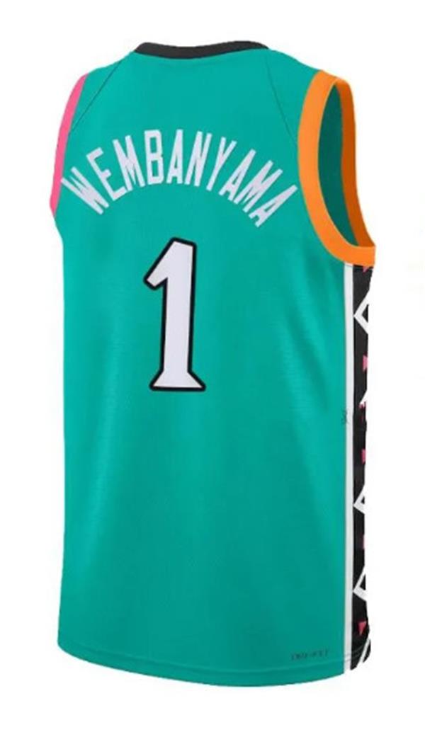 Victor Wembanyama Jersey San Anton Spur Basketball Jerseys De Aaron Fox Dylan Harper Stephon Castle Keldon Johnson Devin Vassell Harrison Barnes Kelly