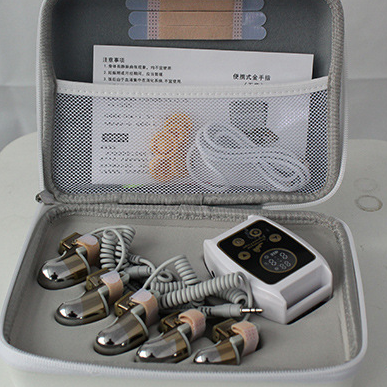 RF Face Lifting Radio Frequency Beauty Machine - Microcurrent Golden Finger EMS for Skin Firming, Wrinkle Reduction, Gravitational Diamond Finger Trea