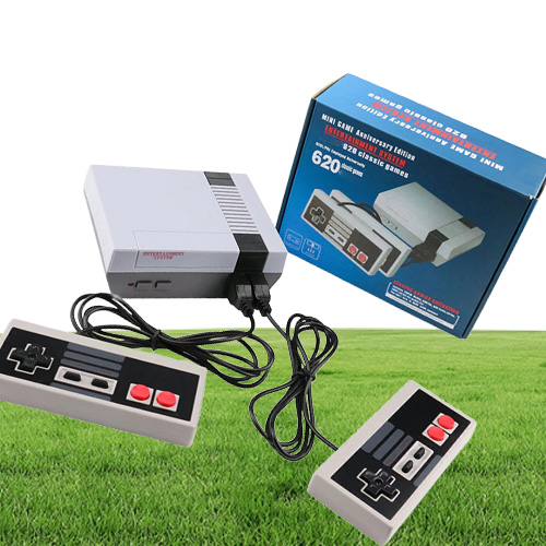 Drop Ship Retail 620 Game Console Retro Family NES Controllers TV Output Video Games for Kids Child Christmas Gifts Childhood Memo