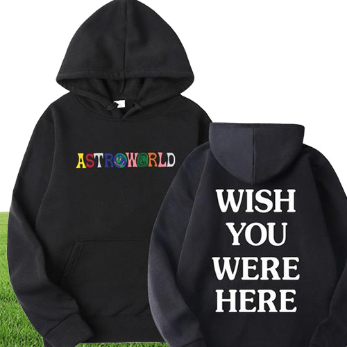 Designer s Hoodies Man Letter Print Swag WISH YOU WERE HERE Brand Hoodie Size M-XXXL