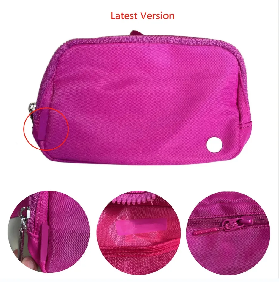 Yoga belt Outdoor sport yoga waist women men gym elastic adjustable strap zipper 1L fanny pack wholesale bag FY5553