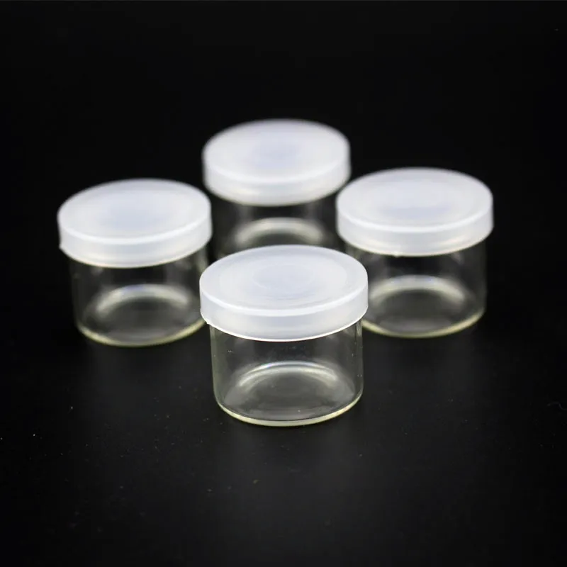 wholesale Food Grade 60g Non Stick Glass Bottle Concentrate Container 6ml Packaging Wax Dab Jar Thick Oil ZZ