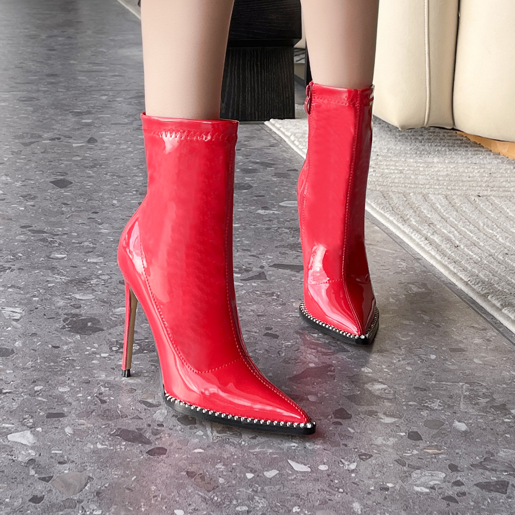 Autumn Winter Casual Western Cowboy Ankle Boots Women Leather Cowgirl Boots Short Cossacks Botas High Heels Shoes Botas Mujer J240111
