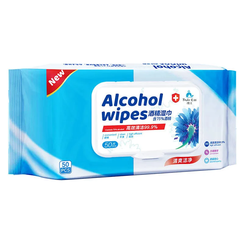 Alcohol Wipes 50pcs pack Anti Bacteria Disinfectant Wipes Portable Antiseptic Wet Wipes ZZ