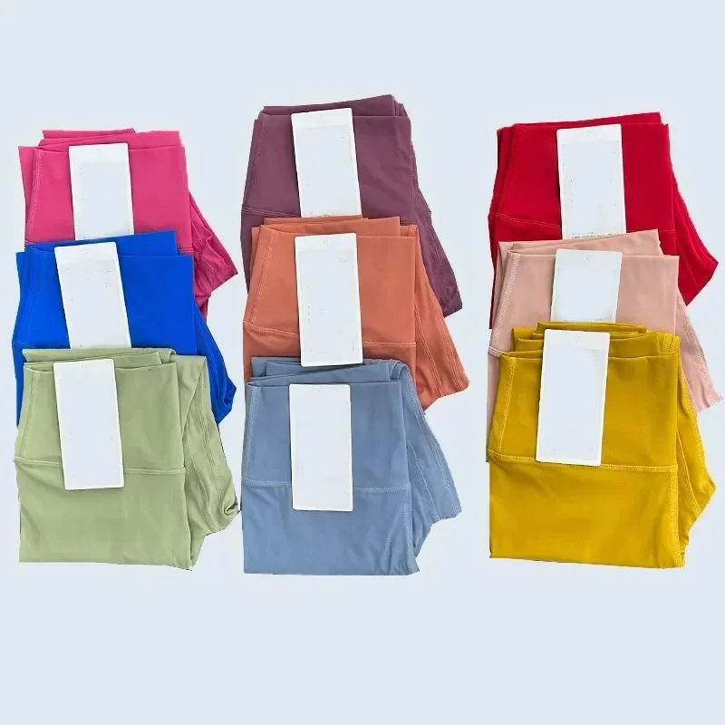 Sport Women Fiess Gym Yoga Pants Stretchy Running Sports Anti-Coil Ladies align Push Up Leggings Quick Dry Breathable High Waist Workout Tights