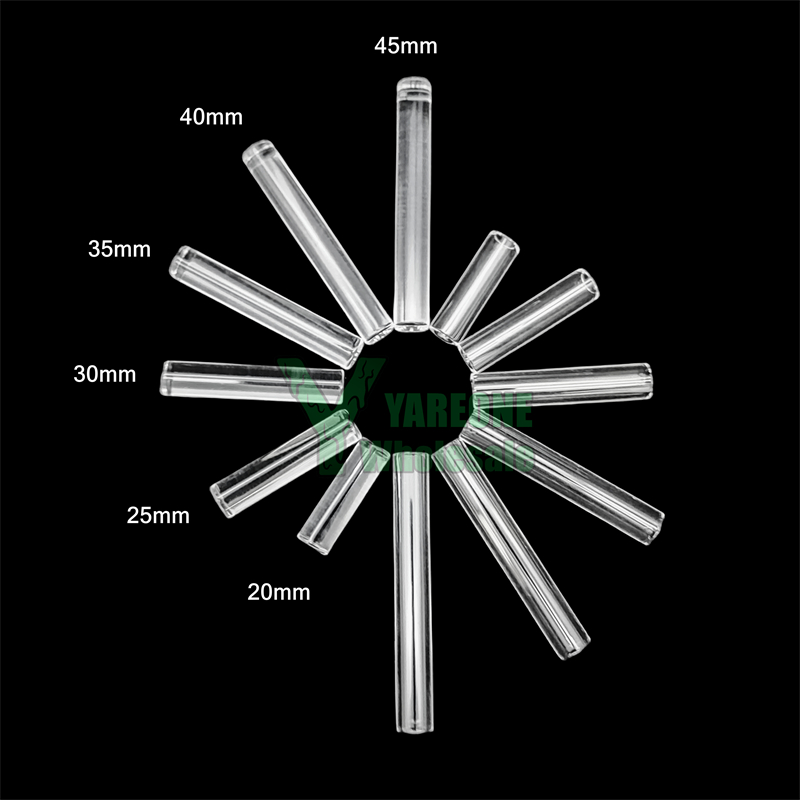 Terp Slurper Pillar Insert Accessories 6mm OD Hollow Solid Clear Quartz Pills with Great Heat Retention Designed for Low-temp Dab Banger Nails YAREONE Wholesale
