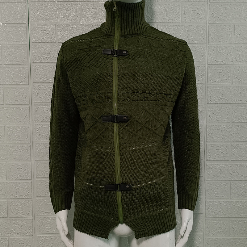 Cardigans Men Autumn Winter Sweatercoat Fashion Solid Sweaters Casual Warm Knitting Jumper Sweater Male Coats