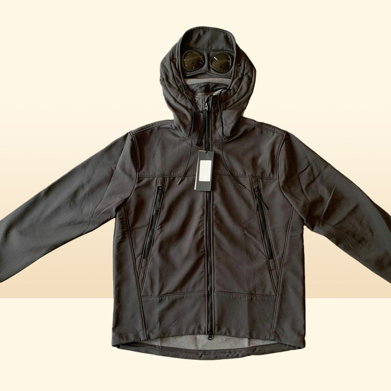 Fashion Sports Windbreaker Jackets Keep Warm Outdoor Shell Goggle Hood Jacket