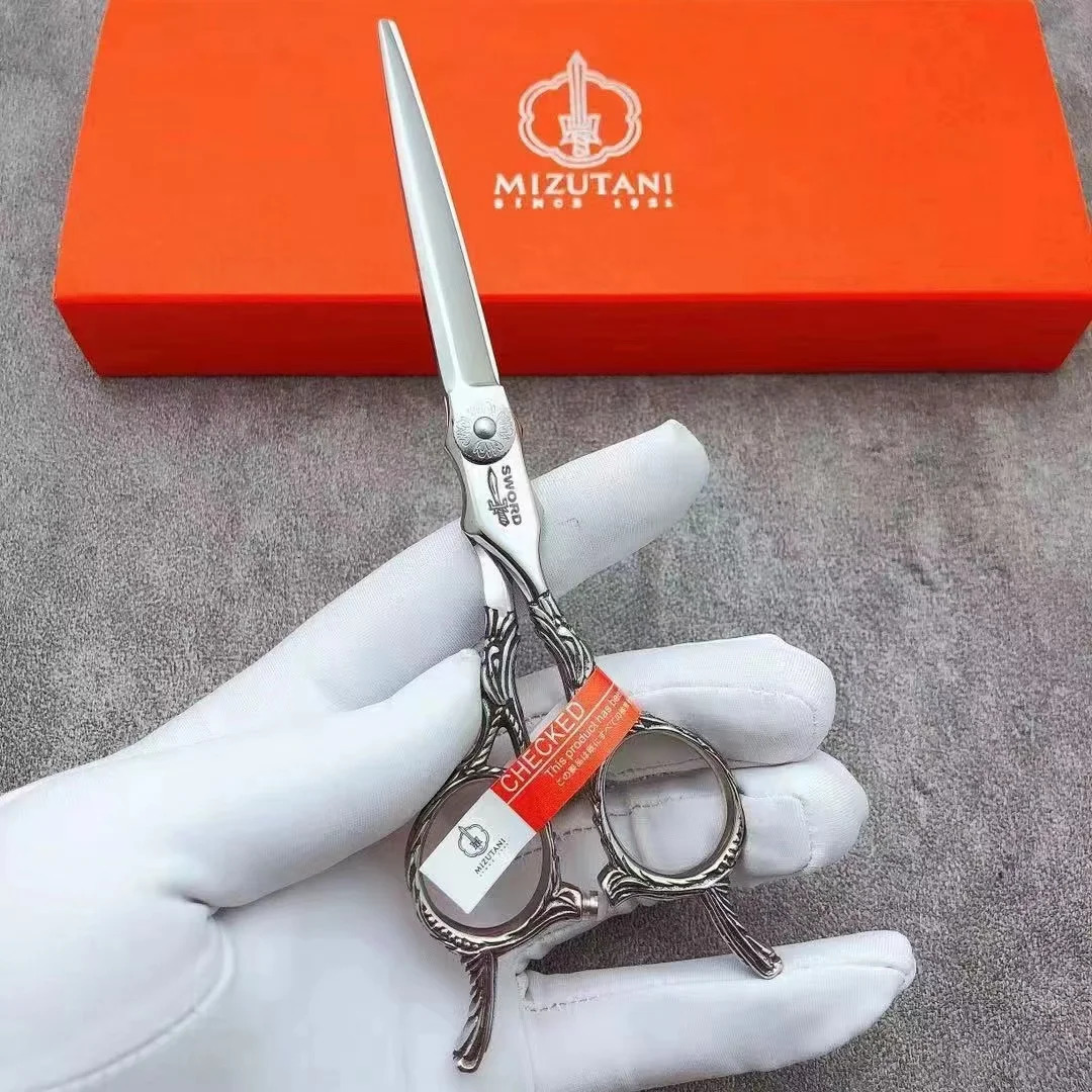 MIZUTANI Professional Barber Tools Salon Hair Cutting Thinning Shears Set of 60 Inch Scissors 240110