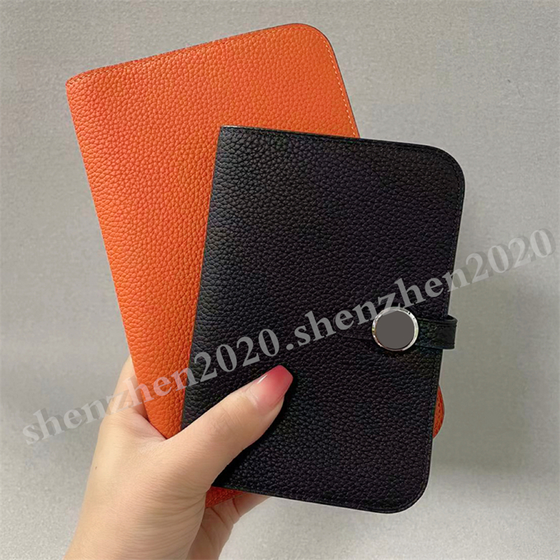 Top Genuine Leather Passport Cover Holder Soft Women's Wallets Card Holders Purse Gift for Women or Men with Box