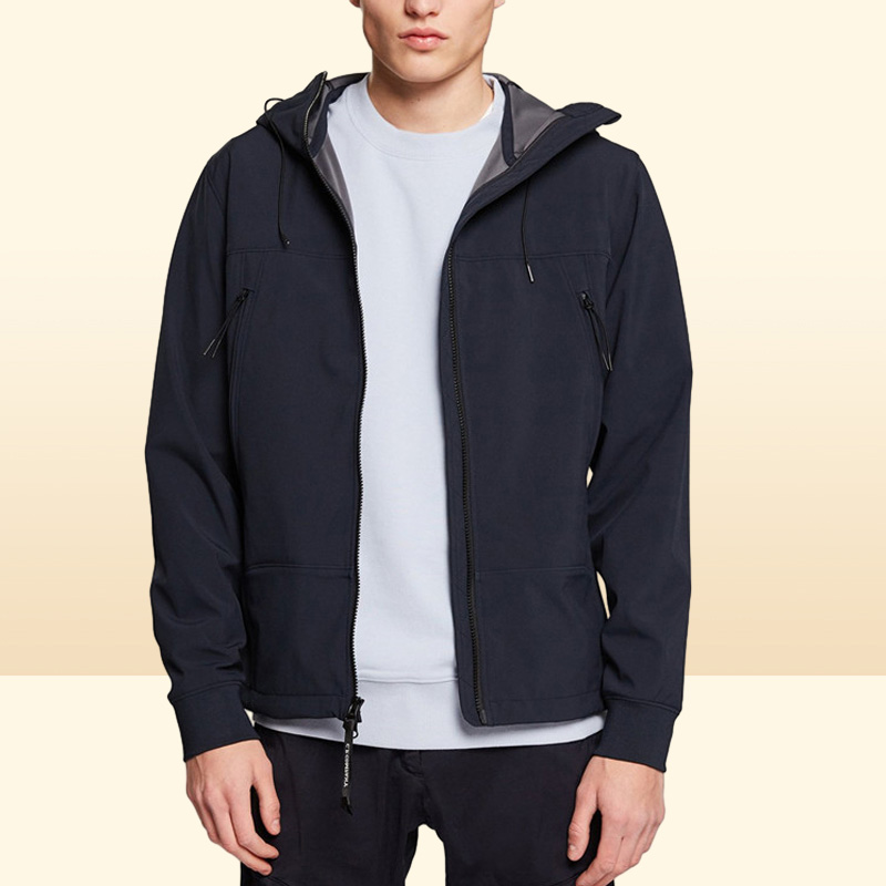 Fashion Sports Windbreaker Jackets Keep Warm Outdoor Shell Goggle Hood Jacket