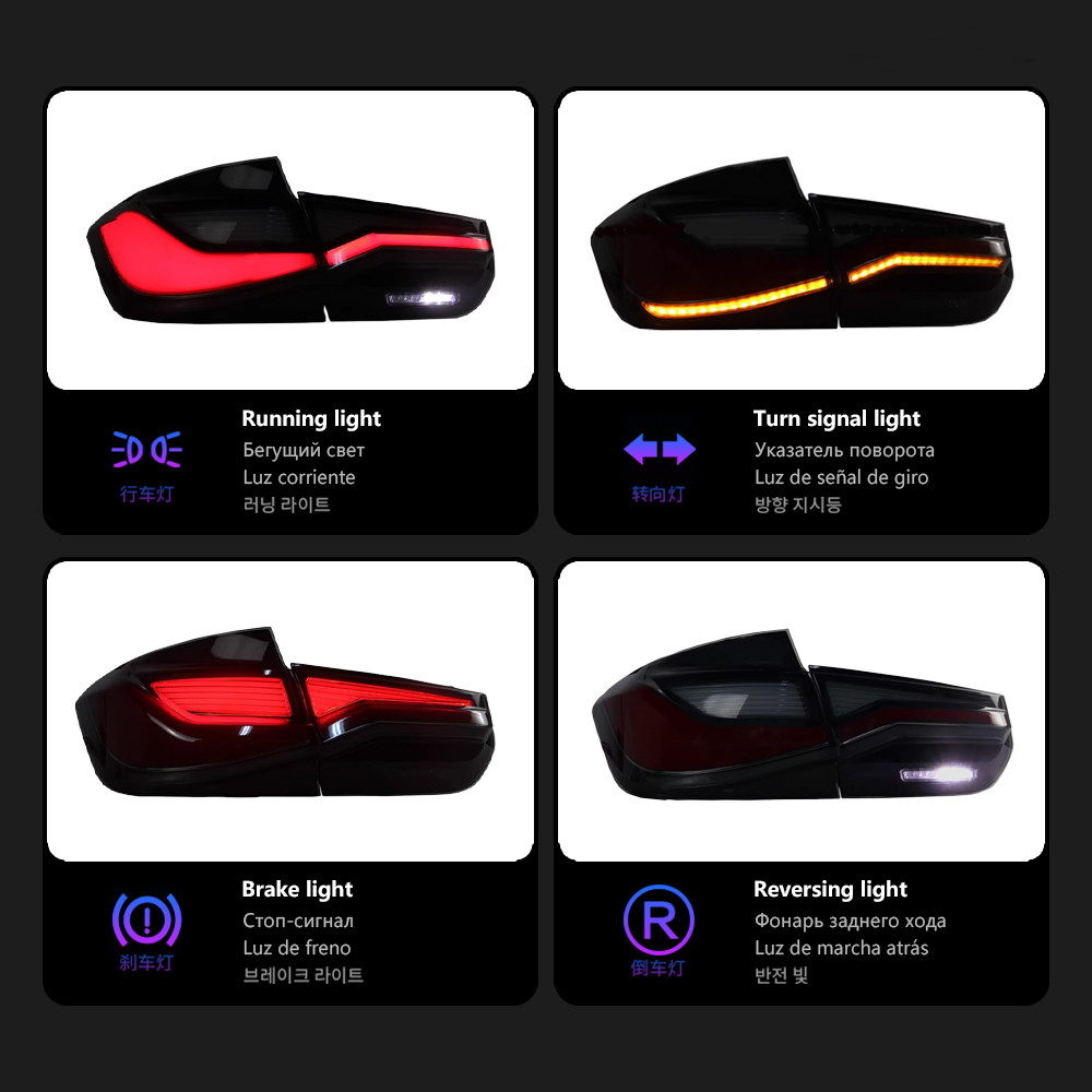 Taillights for BMW F30 LED Tail Light 2013-20 18 F35 F80 Car Lighting System Taillight Assembly LED Dynamic Tail Lamp