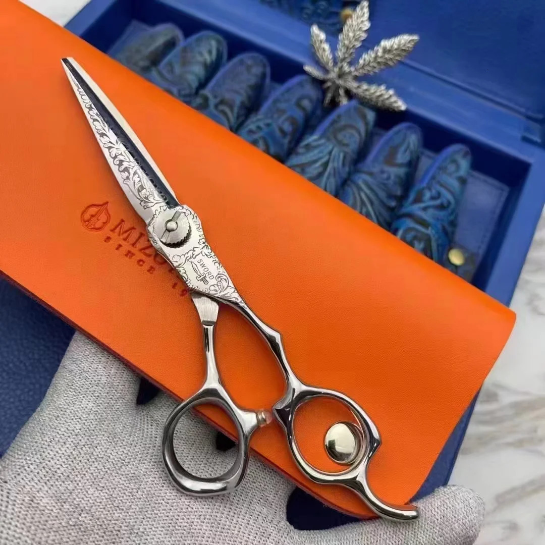 MIZUTANI Professional Barber Tools Salon Hair Cutting Thinning Shears Set of 60 Inch Scissors 240110