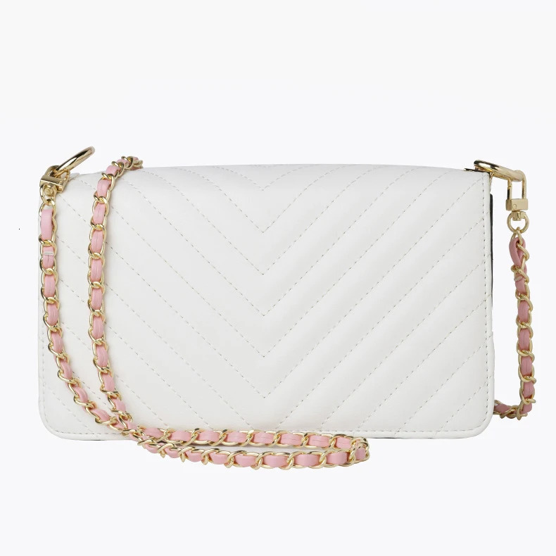 PU Metal Braided Chain Shoulder Strap for Bags Detachable Replacement Bag Strap Handbag Bag Long Belts Chain Bag Accessories 240110