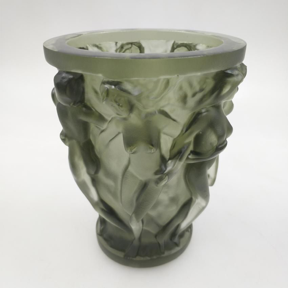 Wholesale Crystal Vases White 3D Scupture Girl Glass Bakhoor Incense Burner Crafts For Home Decoration Or Office Eastern Arab Handmade Gift