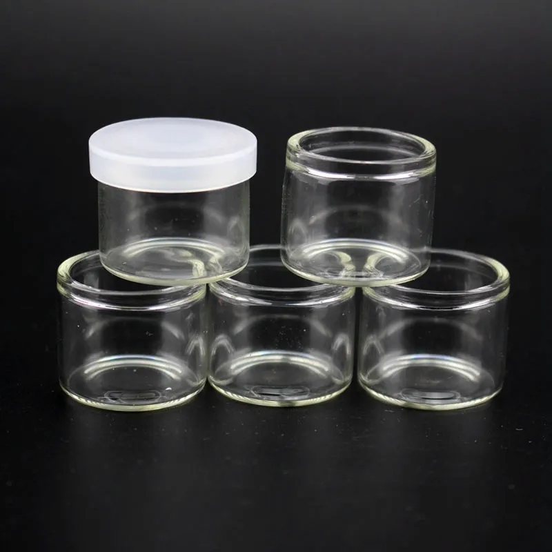 wholesale Food Grade 60g Non Stick Glass Bottle Concentrate Container 6ml Packaging Wax Dab Jar Thick Oil ZZ