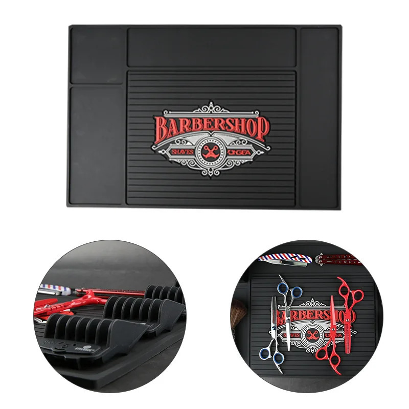 1Pc Haircut Tools Storage Mat Cushion Nonslip Antiskid for Hair Salon Barber Dresser Accessories 240110