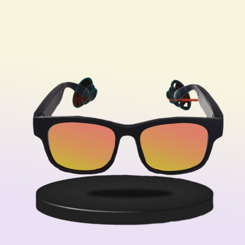 Wireless Bluetooth Smart Glasses Open Ear Technology Sun Eyewear Polarized Lens Waterproof Sunglasses