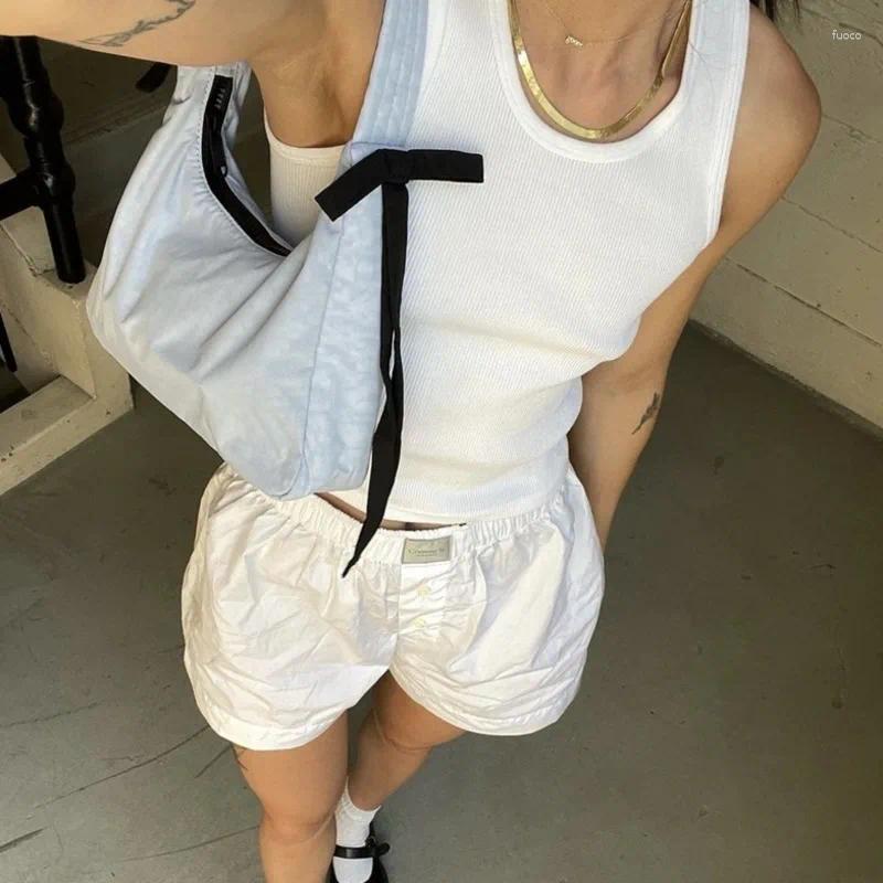 Evening Bags Korean Casual Nylon Handbags Bow Design Zipper Shoulder Solid Color Underarm Chic Hobo Bag For Women