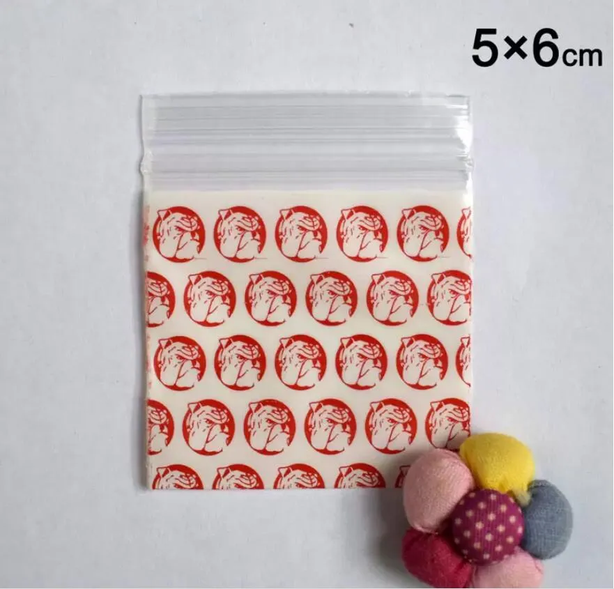 wholesale small ziplock bags ziplock storage bag plastic zip 100pcs lot Gift Bag Plastic Packaging Storage Bags for Herb Tobacoo ZZ