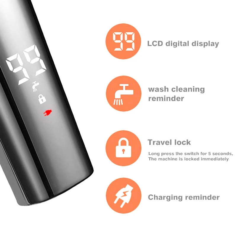 All In One Beard Hair Trimmer For Men Grooming Kit Eyebrow Body Trimmer Shaver Electric Hair Clipper Waterproof Rechargeable 240111