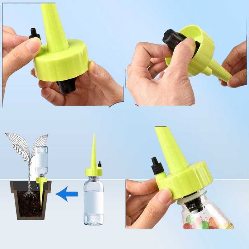 2436 Pcs Auto Drip Irrigation Watering System Self Watering Spikes Irrigation Watering Drip Devices Suitable for All Bottle 210617533830