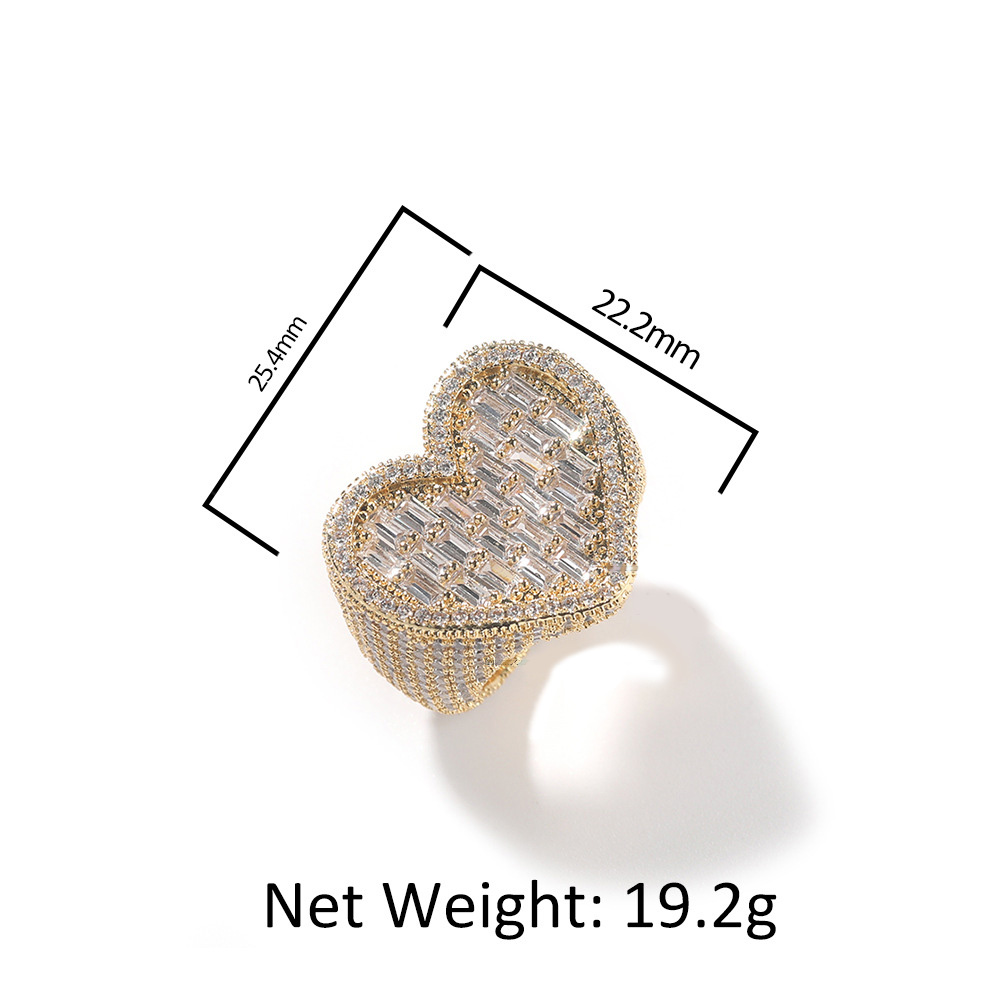 moissanite ring mens diamond ring passed GRA Diamond test 925 silver 18K gold engagement ring six claw ring mosanite womens ring gift with box and cer