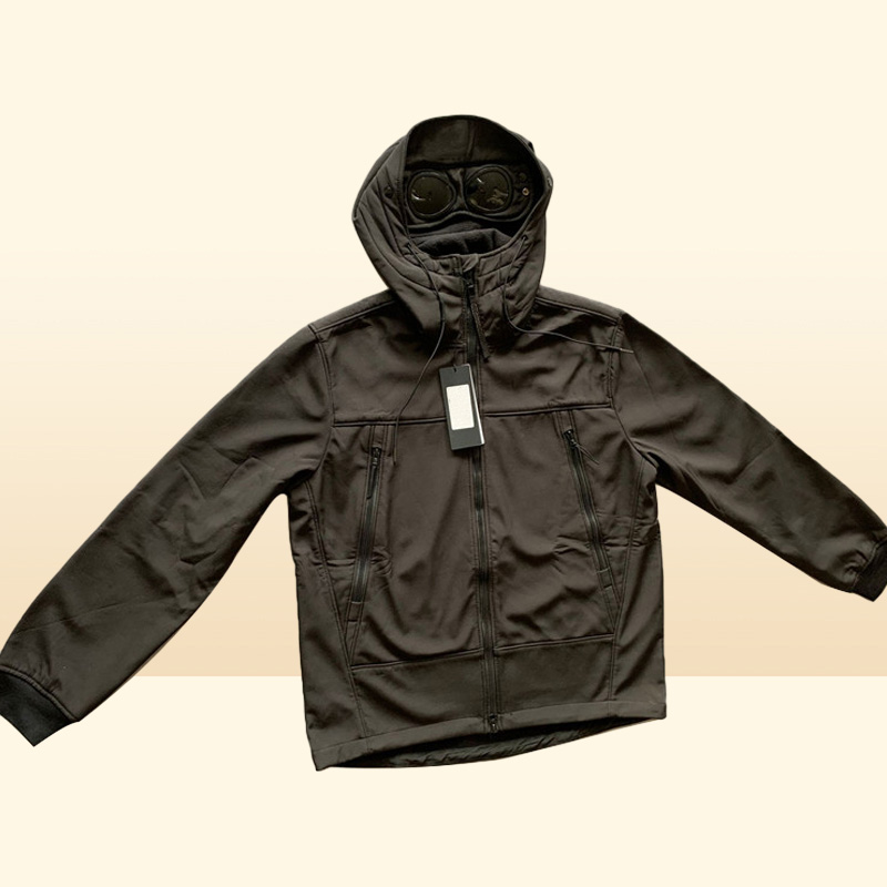 Fashion Sports Windbreaker Jackets Keep Warm Outdoor Shell Goggle Hood Jacket