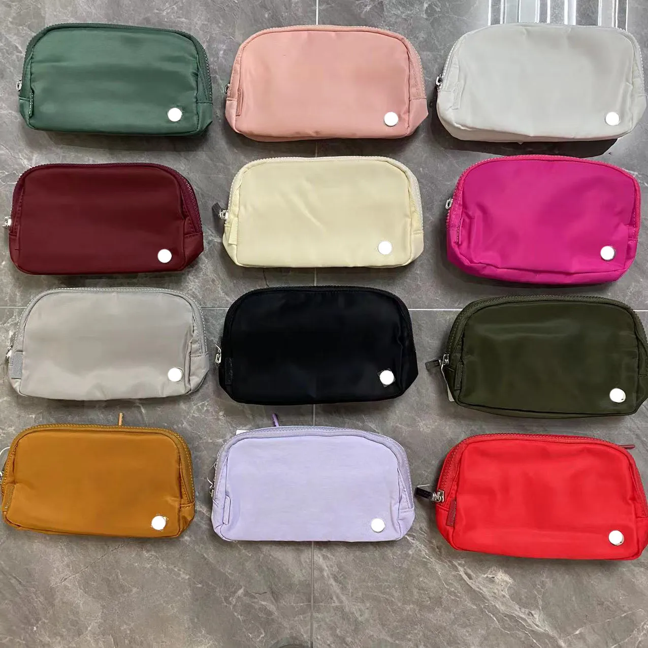 Yoga belt Outdoor sport yoga waist women men gym elastic adjustable strap zipper 1L fanny pack wholesale bag FY5553