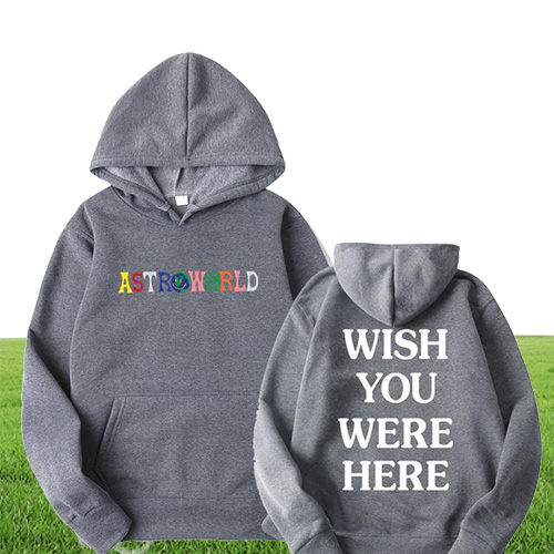 Designer s Hoodies Man Letter Print Swag WISH YOU WERE HERE Brand Hoodie Size M-XXXL