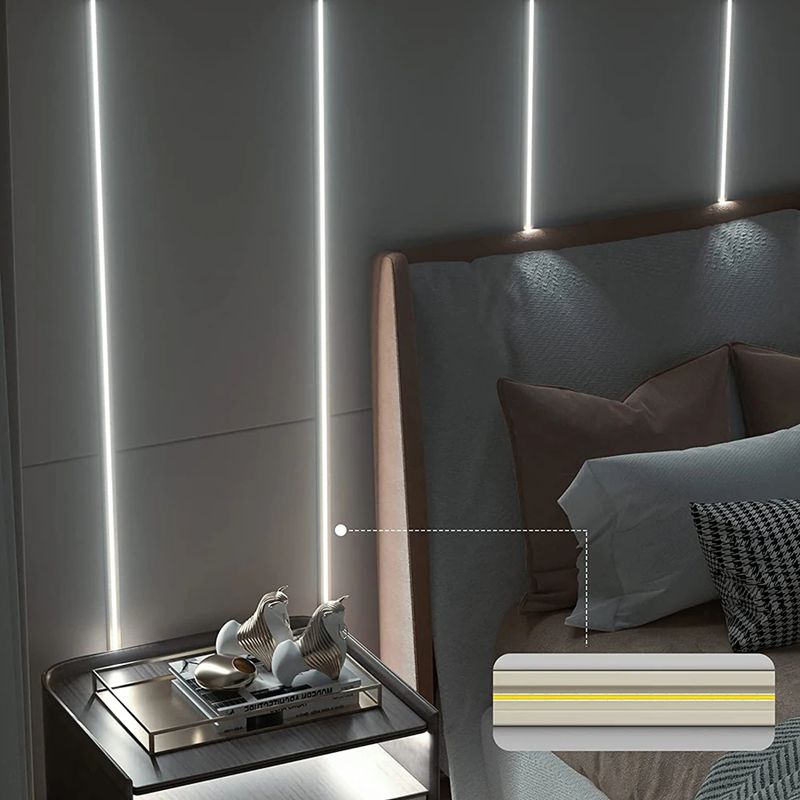 3mm 5mm Ultra Thin COB LED Strips 12V 24V RA>90 High CRI LED Tape Light Cuttable Flexible 16.4FT Super Bright IP20 for Indoor House Kitchen