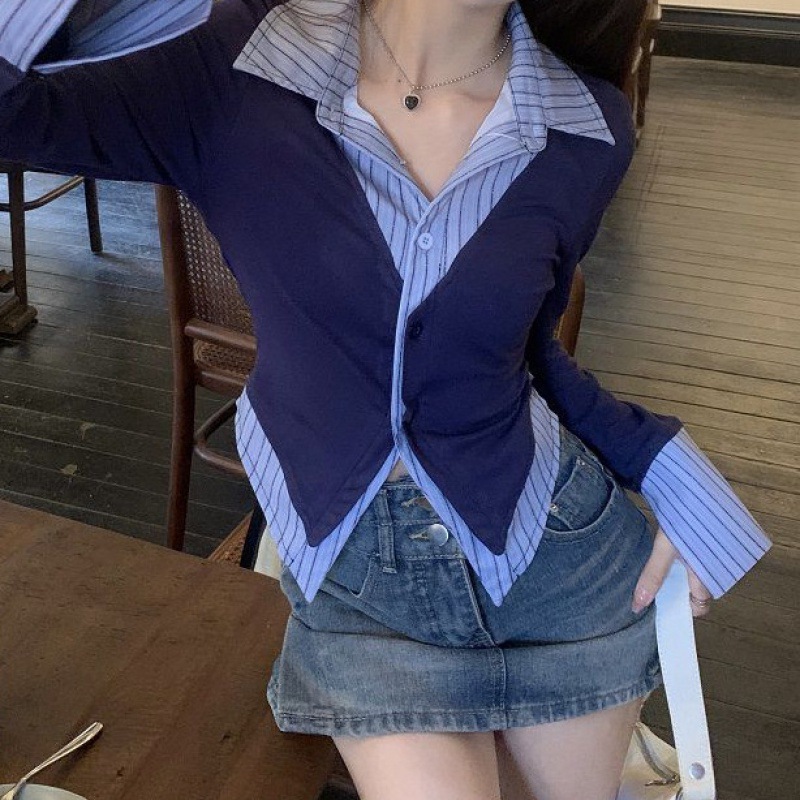 Women Y2 Square Neck Long Sleeve Shirt Sexy Slim Fit Ribbed Crop Top Fall Basic T-Shirt Fairy Grunge Streetwear