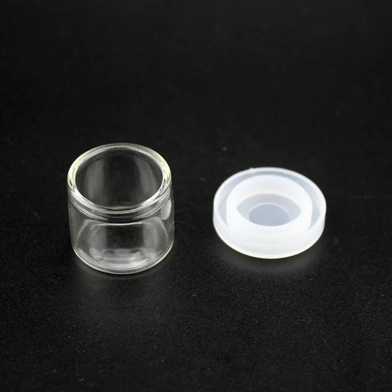 wholesale Food Grade 60g Non Stick Glass Bottle Concentrate Container 6ml Packaging Wax Dab Jar Thick Oil ZZ