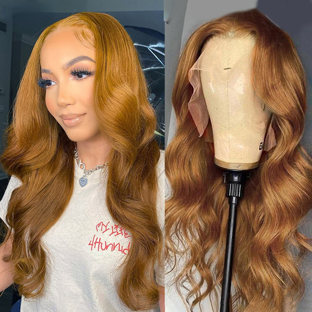 Free shipping 200density Brazillian Human Hair Ash Blonde Shade Root Slight Wavy Wig Ombre y Grey Full Lace Front Wigs for Women