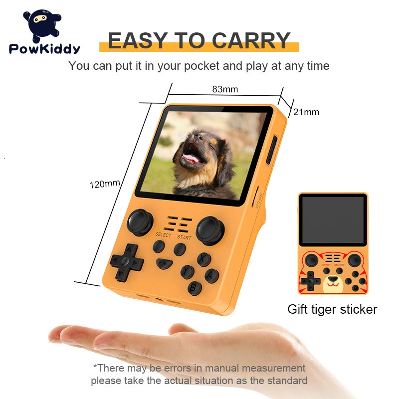 POWKIDDY RGB20S Handheld Game Console Retro Open Source System RK3326 3.5-Inch 4 3 IPS Screen Children's Gifts 240110 dh3628137