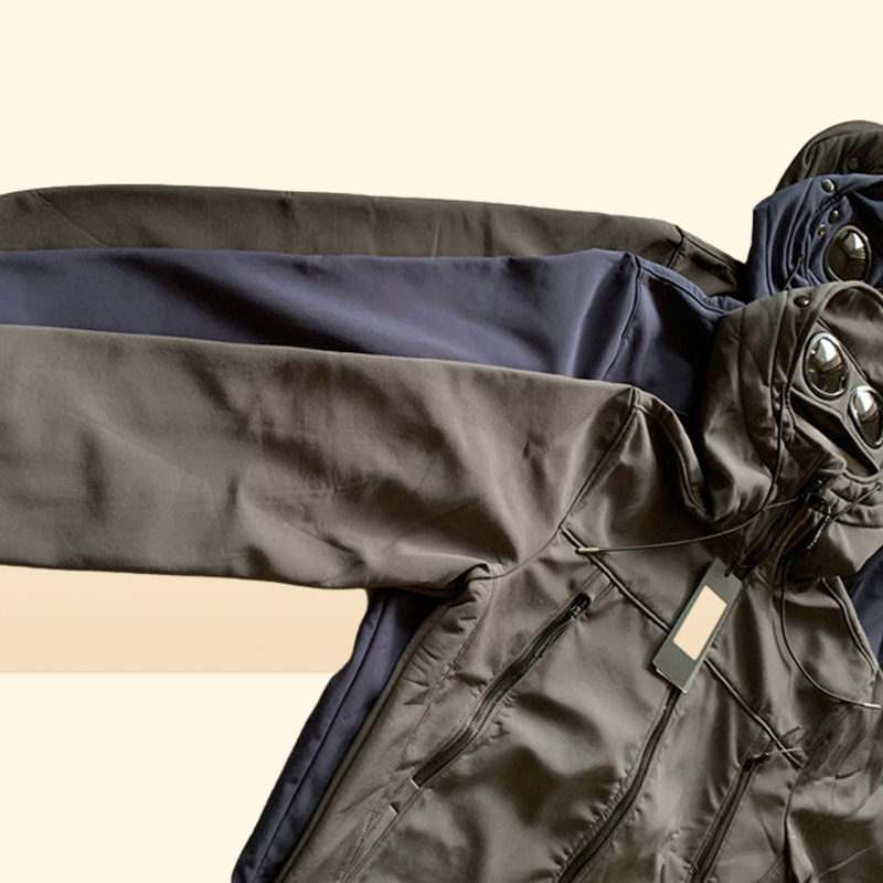 Fashion Sports Windbreaker Jackets Keep Warm Outdoor Shell Goggle Hood Jacket